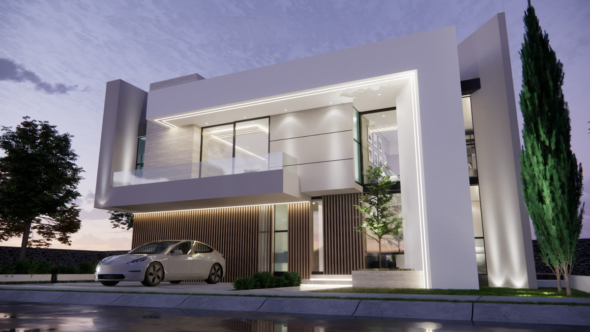 17x25 House Plans with Infinity Pool