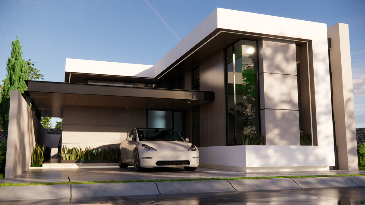 ONE-STORY house 10 x 18 m