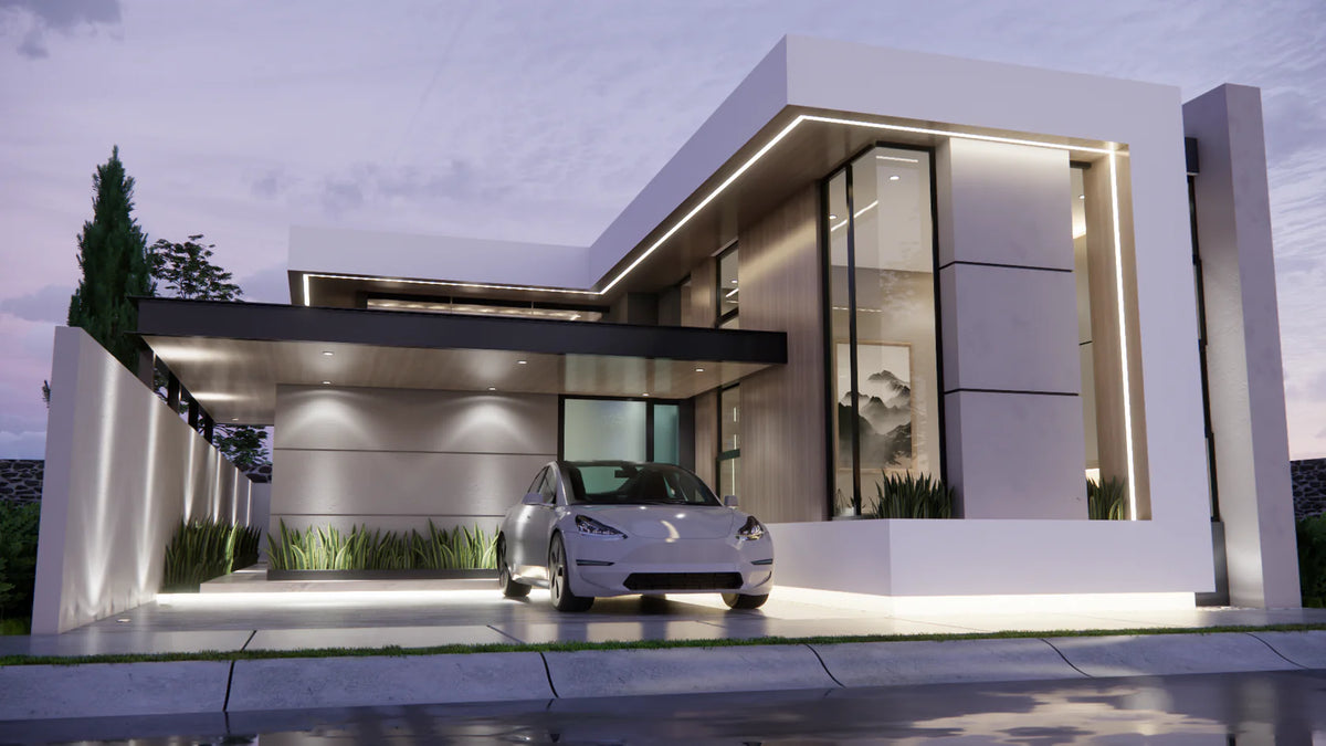 ONE-STORY house 10 x 18 m