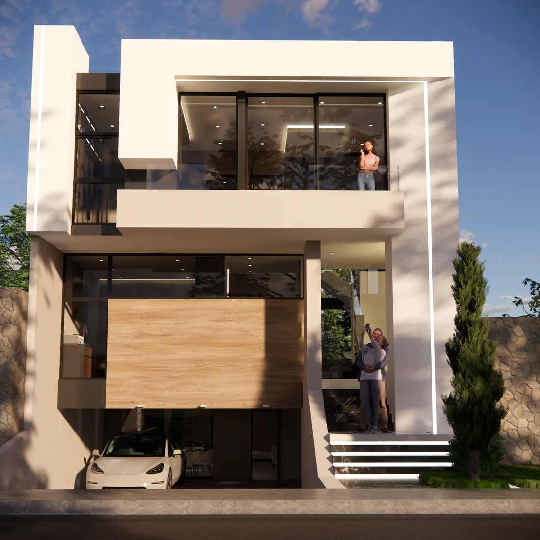 8 x 20 House Plans with Basement